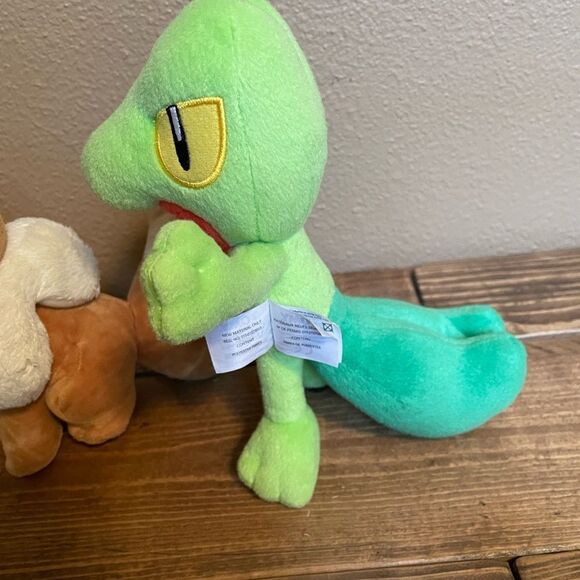 Pokemon EeVee and Treecko Plush Animals - Picture 4 of 11